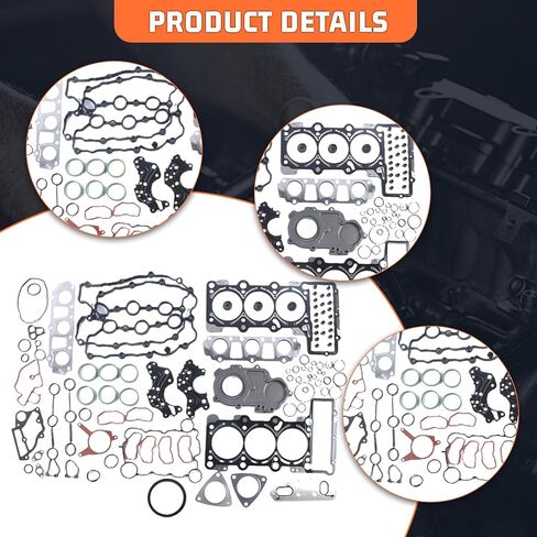 06E103148M طقم تصليح حشوات إصلاح المحرك مناسب لأودي A4 A6 3.2L V6 لاستبدال 06E103149M 06E103483G 06E103484G in Kuwait
