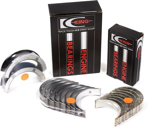 طقم إعادة تدوير محرك Evergreen FSBRR8-21203 متوافق مع 97-99 Ford E150 E250 F150 F250 4.6 SOHC WINDSOR مجموعة حشية كاملة، محامل قضيب رئيسية ذات حجم قياسي، حلقات مكبس ذات حجم قياسي in Saudi Arabia