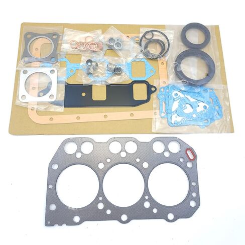 3TNA72 Full Gasket Kit + Piston Rings for Yanmar 3TNA72L 3TNA72UJ Engine John Deere 430 455 755 670 Tractor Kobelco SK15SR Excavator in Saudi Arabia
