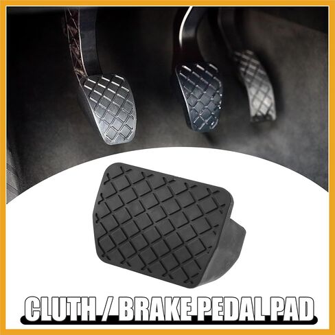 غطاء دواسة فرامل القابض المضاد للانزلاق غطاء دواسة السيارة مناسب لأودي Q3 - عبوة من قطعة واحدة بديلة باللون الأسود in Kuwait