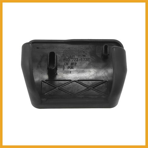 غطاء دواسة فرامل القابض المضاد للانزلاق غطاء دواسة السيارة مناسب لأودي Q3 - عبوة من قطعة واحدة بديلة باللون الأسود in Kuwait