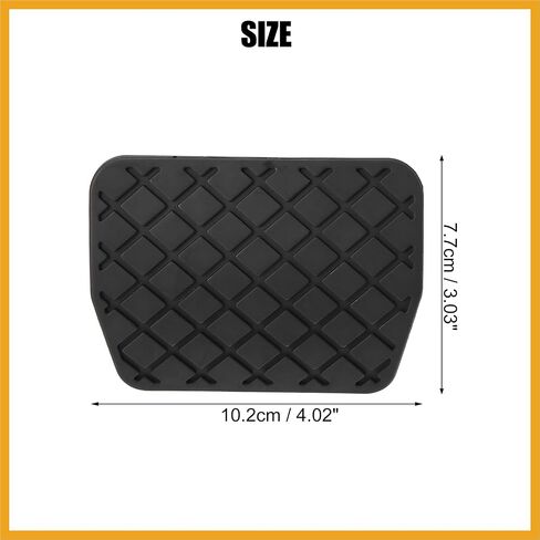 غطاء دواسة فرامل القابض المضاد للانزلاق غطاء دواسة السيارة مناسب لأودي Q3 - عبوة من قطعة واحدة بديلة باللون الأسود in Kuwait