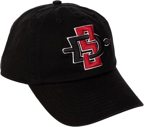 قبعة بيسبول جامعة ولاية سان دييغو SDSU Aztecs قبعات مطرزة ذات حواف قبعة قابلة للتعديل بحزام قماش للبالغين (النمط A) in Kuwait