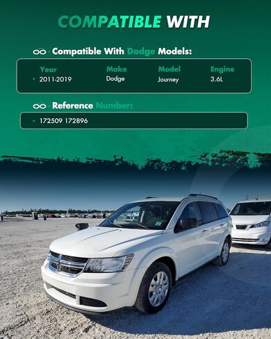 SCITOO الجبهة الخلفية كاملة الدعامات الجمعية صالح 2011-2019 ل دودج رحلة تبختر امتصاص الصدمات 172509 172896-4 قطعة in Kuwait