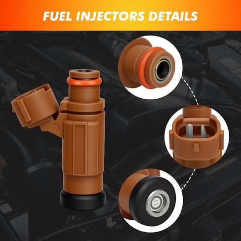 2004-2018 4 قطعة حاقن الوقود متوافق لسوزوكي خارجي DF150 175 200 225 250 300HP استبدال 15710-96J00 1571096J00 in Saudi Arabia