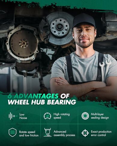 SCITOO محور العجلة الجمعية استبدال صالح 2007-2011 لنيسان فيرسا 513308 المحور الأمامي تحمل الجمعية 4 العروات ث/ABS كلاهما (2) in Kuwait