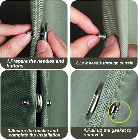 Magnetic Curtain Closure 4 Pairs, Magnetic Holder Buckle to Hold Curtains Closed to Prevent from Being Blown Around, Silvery in Saudi Arabia