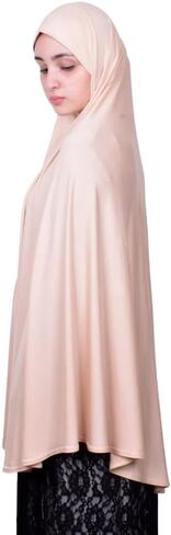 Mu Lan Prayer Dress | Instant Big Hijab | One Piece Easy Slip On Practical and Comfortable Cape (L Size) in Saudi Arabia