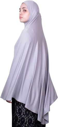 Mu Lan Prayer Dress | Instant Big Hijab | One Piece Easy Slip On Practical and Comfortable Cape (L Size) in Saudi Arabia
