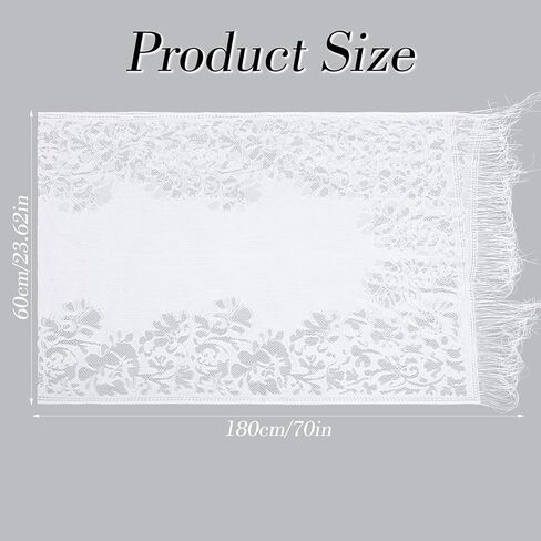 White Shawl for Women Dressy, Shawls and Wraps for Evening Dresses Lace Shawl Wraps Scarfs for Women Wedding Formal Costume Party Accessories in Saudi Arabia