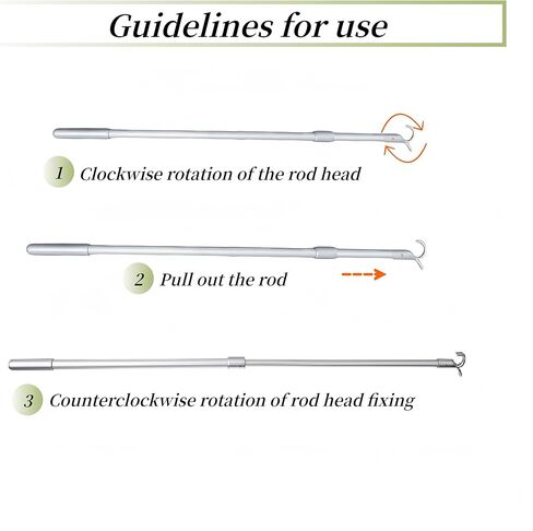 قضيب سحب من الألومنيوم للستائر اللاسلكية، قضيب سحب للستائر العمياء، فتاحة قضيب السحب للستائر كوة، ظلال الأسطوانة in Kuwait