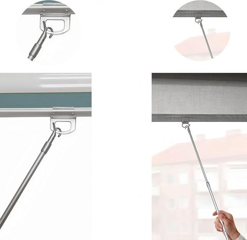 قضيب سحب من الألومنيوم للستائر اللاسلكية، قضيب سحب للستائر العمياء، فتاحة قضيب السحب للستائر كوة، ظلال الأسطوانة in Kuwait