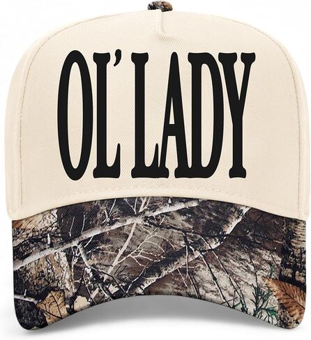 Ol' Lady Serif Hat | Premium Adjustable Snapback Baseball Trucker Hats for Men & Women in Saudi Arabia
