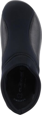 Flexus Spring Step Flexia Leather Clogs for Women - European Slingback Round Toe Slip-On Shoes - Ladies Casual Platform Clog for Work - Black EU 36 / US 5.5-6 in Saudi Arabia