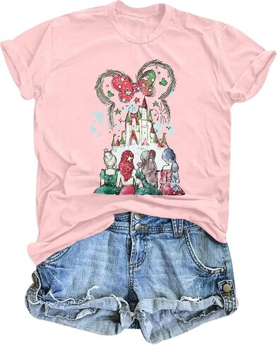 American Flag Shirt for Women Firework Fourth of July T Shirt Patriotic Graphic Tee USA Flag Short Sleeve Tops in Kuwait