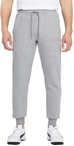 PUMA Men's Fleece Jogger Pants Medium Gray Heather in Saudi Arabia