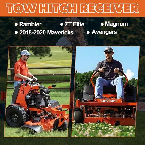 مجموعة ربط W&JWN مقاس 2 بوصة متوافقة مع جهاز استقبال Bad Boy Rambler Magnum Avenger ZT Elite 2018-2020 Mavericks Hitch 093-1118-98 & 093-1111-00 in Kuwait