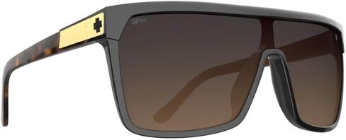 Spy Flynn Sunglasses Black/Honey Tort with Happy Dark Brown Fade Lens in Saudi Arabia