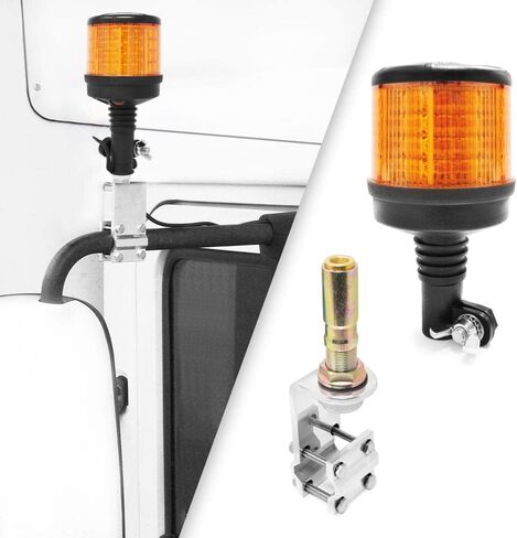Pro LED 2856APLM منارة LED وامضة كهرمانية مع BRK10 مثبتة على مرآة DIN Pole Mount - 10-30 Volt DC in Saudi Arabia