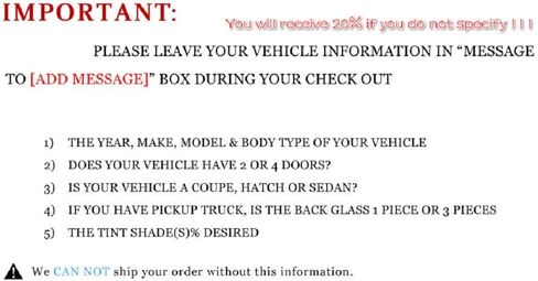 قطع مسبق من جميع الجوانب + طبقة النافذة الخلفية أي ظل خفيف٪ لسيارة Ford F150 Regular Cab 1992-1996 in Kuwait