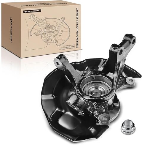 A-Premium Front Steering Knuckle & Wheel Bearing Hub Assembly Compatible with Toyota Highlander 2004-2007, V6 3.3L, FWD, Right Passenger Side, Replace # 43211-58020, 43502-28100 in Saudi Arabia