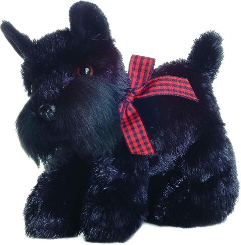 Aurora® Adorable Mini Flopsie™ Scotty™ Stuffed Animal - Playful Ease - Timeless Companions - Black 8 Inches in Saudi Arabia