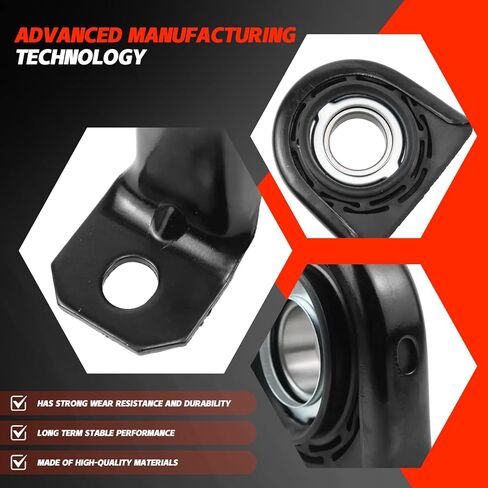 محمل حامل عمود الإدارة ومجموعة وصلات U متوافقة مع Ford F250 Super Duty F350 Super Duty 1999-2010 HB88508 in Saudi Arabia