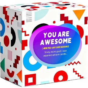 Affirmation Cards With Envelopes 3.5x3.5 Inch. You Are Awesome Seals for Appreciation, Encouragement, Gratitude, Positive Motivational Inspirational Thoughtful Gifts Cards. Post-it Note Size in Kuwait