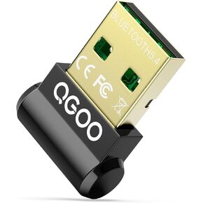USB Bluetooth Adapter for PC - QGOO Bluetooth Dongle 5.3 EDR, Wireless Bluetooth Receiver for Desktop Computer Laptop Bluetooth Windows 8.1/10/11（orange-018） in Saudi Arabia