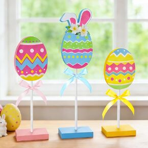 St Patricks Day Decorations Wooden Signs, Shamrock Shaped Table Decor, Lucky St Patricks Day Decortions for Home,Tiered Tray,Shelf,Mantel,Party in 4 Styles in Kuwait