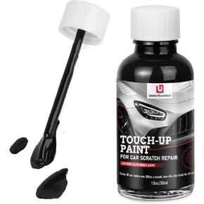 طلاء أسود للسيارات، لون دقيق لطلاء السيارة، إصلاح خدوش السيارات الاحترافي، مزيل خدوش تلقائي يدوم طويلاً، سريع الجفاف وسهل الاستخدام، 1.5oz in Kuwait