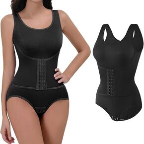 Women's Full Body Shapewear - Waist Trainer Tummy Control Butt Lifter Plus Size Open Crotch Bodysuit XL in Kuwait