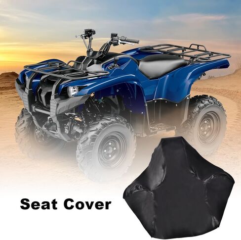 غطاء مقعد جلدي للدراجة النارية من CHEDA متوافق مع Yamaha Grizzly 600 1998-2001 أسود in Kuwait