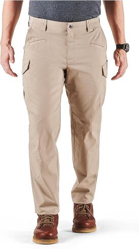 5.11 Tactical Men's Icon Professional Work Cargo Pants, Straight Fit, Modern Look, 8 Pockets, Style 74521ABR in Saudi Arabia