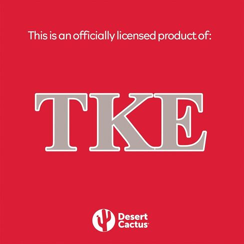 ربطة عنق Desert Cactus Tau Kappa Epsilon Teke Fraternity اليونانية مناسبة رسمية 100% بوليستر مع شعار، مرخصة رسميًا (النمط A) in Saudi Arabia