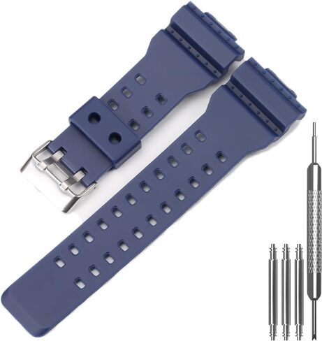Replacement Watch Strap | Compatible with Casio GD100-1B GA100-1A1 GA110 GA-100C-8ACR | Men’s Wrist Band for GA100 GA-110 GD-120 Series Watch Band in Saudi Arabia
