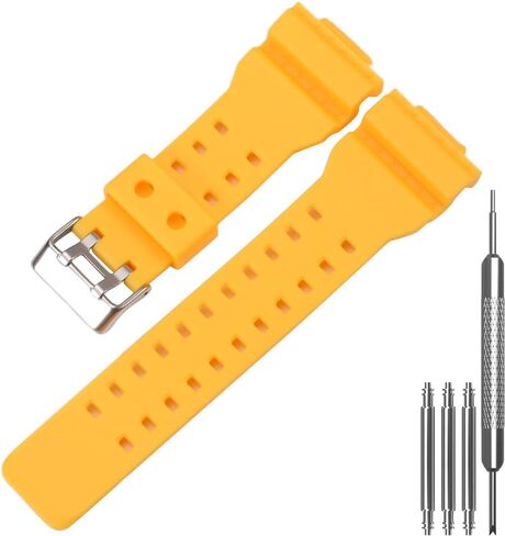 Replacement Watch Strap | Compatible with Casio GD100-1B GA100-1A1 GA110 GA-100C-8ACR | Men’s Wrist Band for GA100 GA-110 GD-120 Series Watch Band in Saudi Arabia