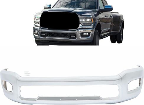 Front Bumper Face Bar Replacement for Ram 2500 3500 2019 2020 2021 2022 2023 2024 Bumper Cover Chrome Replacement for 6QB391Z0AB in Saudi Arabia