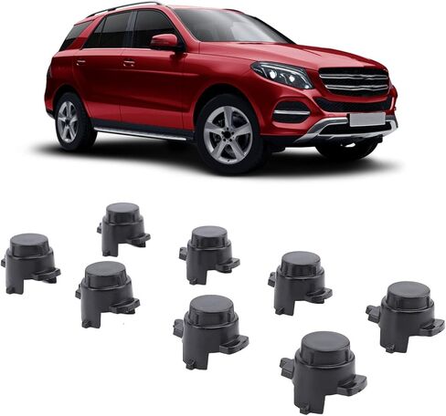 Parking Sensor Cover Cap, Direct Fit Replacement Bumper Mount Accessory, Durable Sensor Protection for Drivers, City Parking, Road Trips, Daily Commuting in Saudi Arabia