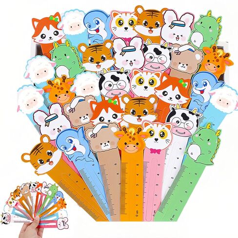 400 Pieces Cute Animal Bookmarks with 10 Different Kawaii Animal Patterns Reading Ruler Style Bookmarks Bulk Page Markers for Women Students Book Lovers Gift School Home Office Supplies in Saudi Arabia