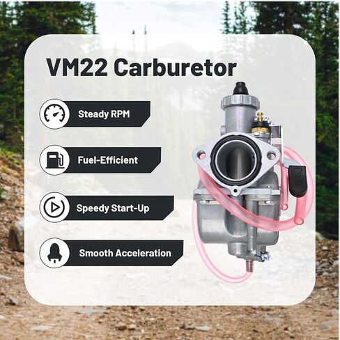 مكربن ​​VM22 26 مم لدراجة Mikuni Pipe Pit Dirt Bike 110cc 125cc 140cc Lifan YX Zongshen Pit Dirt Bike CRF70 XR50 Apollo Thumpstar DHZ SSR مع مدخل فلتر الهواء in Kuwait