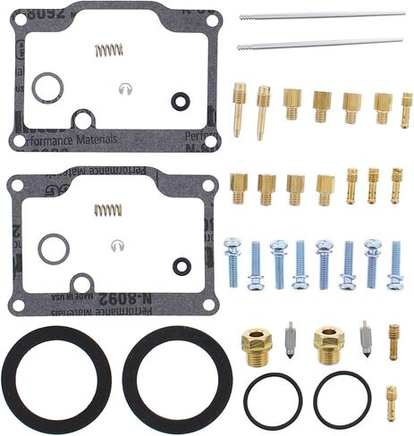 All Balls Racing Carburetor Rebuild Kit 26-1796 Compatible With/Replacement For Polaris Indy Trail Deluxe 488/500 1991-1996, Indy Trail 488/500 1991-1992, 1994-1995, 1997, 1999, 440 Indy 1996-1998 in Saudi Arabia