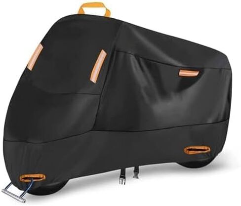 غطاء دراجة نارية لـ Harley Davidson Softail Fat Boy 1990-2024، حماية خارجية متينة غطاء دراجة نارية غطاء حماية للدراجات النارية غطاء سكوتر مقاوم للتمزق من الشمس ملحقات خارجية in Kuwait