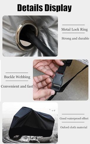 Motorcycle Cover for Kawasaki Vulcan 1700 Voyager 2009-2024, Outdoor Durable Motorcycle Protective Cover, Motorbike Cover All Weather, All-Season Protection Outdoor Accessories in Saudi Arabia