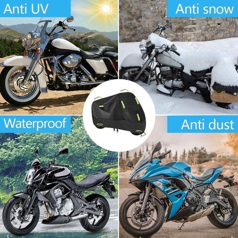 Motorcycle Cover for Kawasaki Vulcan 1700 Voyager 2009-2024, Outdoor Durable Motorcycle Protective Cover, Motorbike Cover All Weather, All-Season Protection Outdoor Accessories in Saudi Arabia