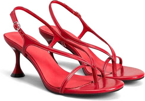 Coutgo إمرأة Slingback هريرة الكعوب الوجه بالتخبط المفتوحة تو ثونغ الصنادل الكاحل حزام الصيف اللباس الأحذية in Kuwait