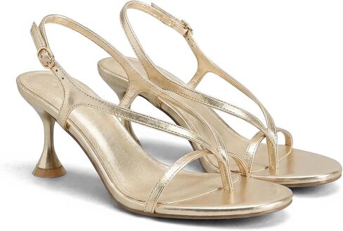 Coutgo إمرأة Slingback هريرة الكعوب الوجه بالتخبط المفتوحة تو ثونغ الصنادل الكاحل حزام الصيف اللباس الأحذية in Kuwait