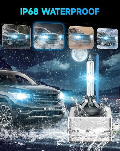 D3S HID Bulb Fit for GMC 2015-2020 Yukon XL Denali 2013-2019 Acadia 13587843 OEM 35W Projector D3S Xenon Headlight Bulbs Replace, 8000K Blue Super Bright D3SC1 Bi-Xenon Light, Pack of 2 in Saudi Arabia