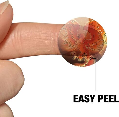 طائر الفينيق يرتفع من اللهب 1 "مخطط التقويم سكرابوكينغ صياغة ملصقات واضحة in Kuwait