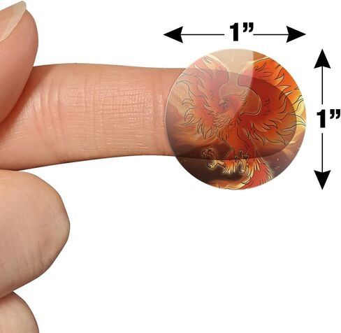 طائر الفينيق يرتفع من اللهب 1 "مخطط التقويم سكرابوكينغ صياغة ملصقات واضحة in Kuwait